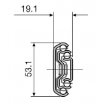 Typ 5321EC- obciążenie do 100 kg na parę, wysuwane w 100%